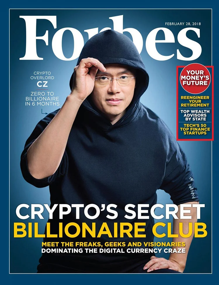 Triệu Trường Bằng lên trang bìa Forbes. Ảnh: Forbes.