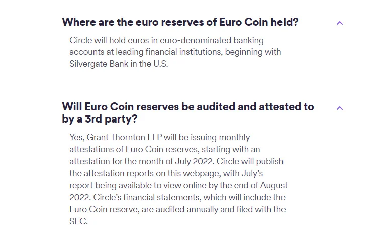 Circle công bố stablecoin mới Euro Coin (EUROC)