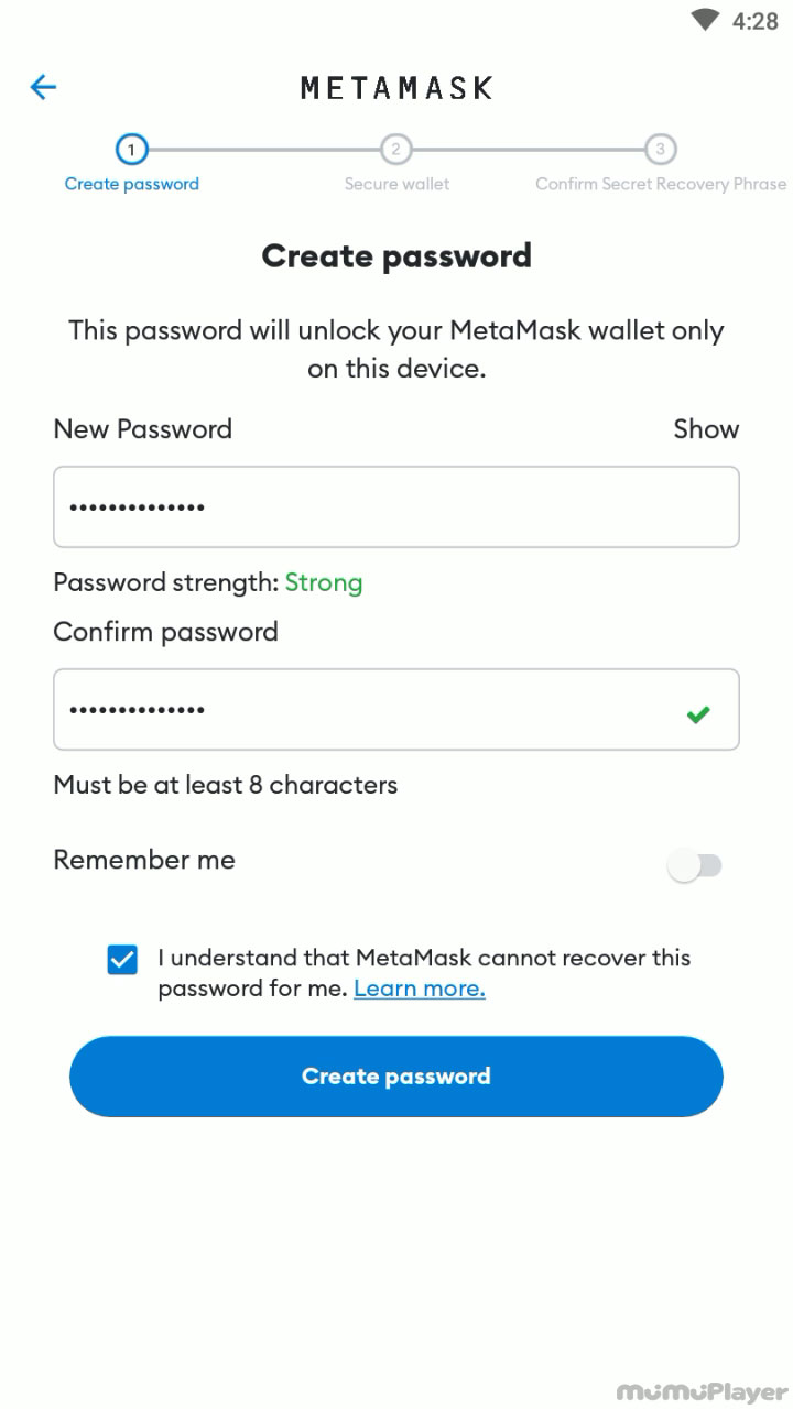 Hướng dẫn đăng ký ví MetaMask trên điện thoại