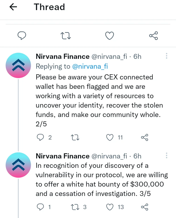 Nirvana Finance bị tấn công, thiệt hại 3,49 triệu USD