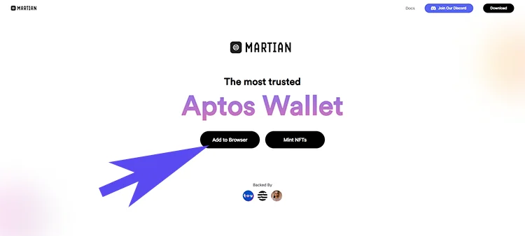 Hướng dẫn đăng ký Martian Aptos Wallet