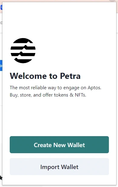 Hướng dẫn đăng ký Petra Aptos Wallet