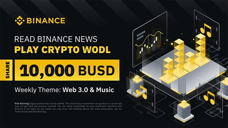 Đáp án Binance Crypto WODL: Web 3.0 & Music